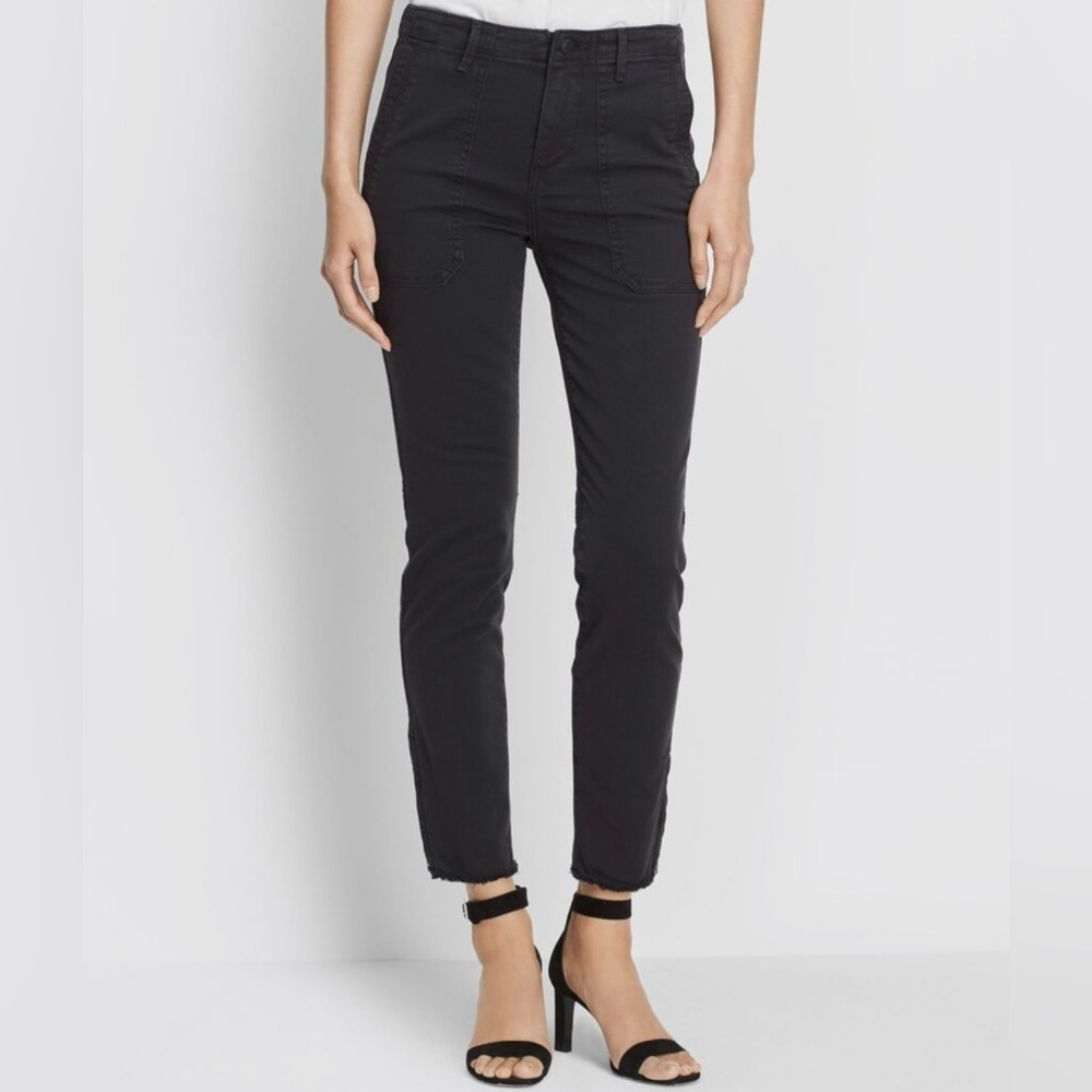 Vince. Skinny Military Stretch Twill Slim Pants 25 *NWT* Black